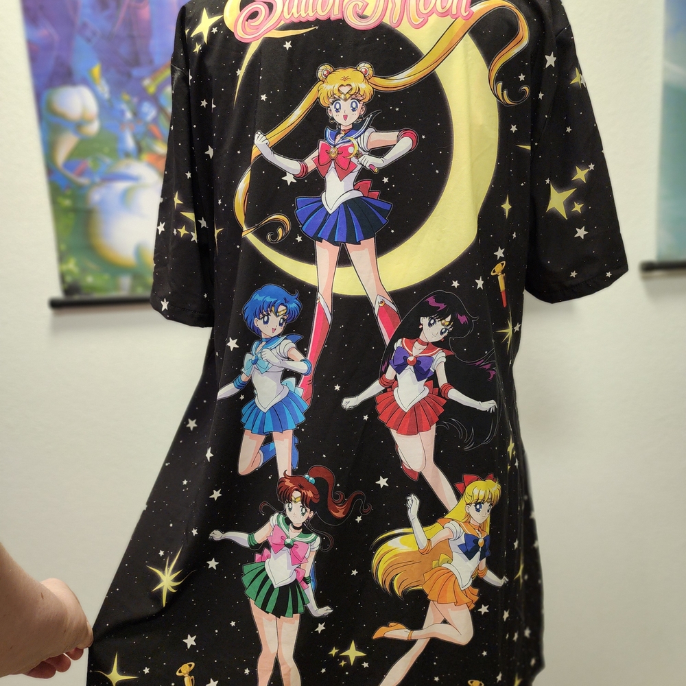 Blackmilk Sailor Moon Button Down Collar Dress Size  XXL